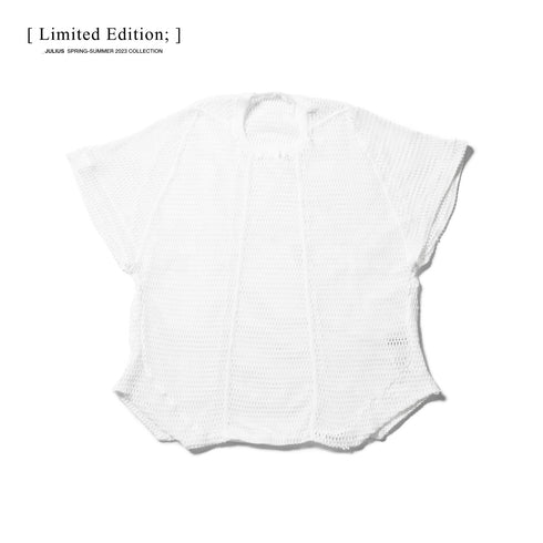 818KNM3 White / Mesh Seamed Kite Knit - JULIUS